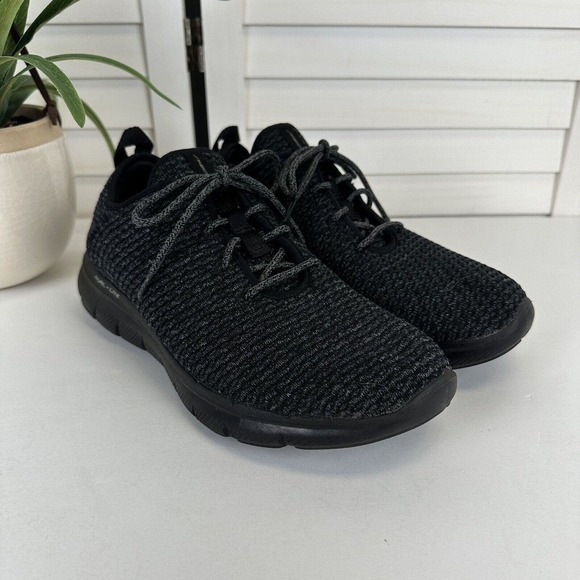 Skechers Sport Flex Appeal 2.0 Bold Move Knit Sneaker Memory Foam Womens Size 10 - Picture 2 of 9